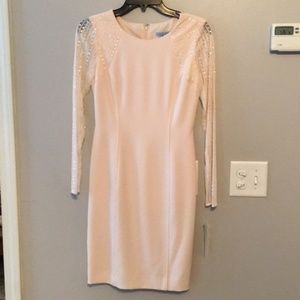 Antonio Melani dress with light sequin sleeve